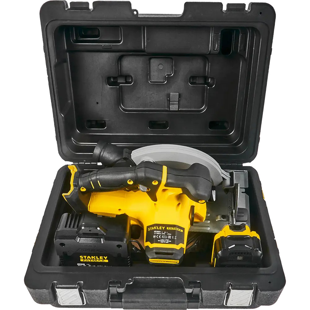 Пила циркулярная аккумуляторная Stanley SFMCS500M1KQW, 165 мм, 20 В Li-ion 1x4 Ач STANLEY FATMAX STLM-2160611 - Вид №5