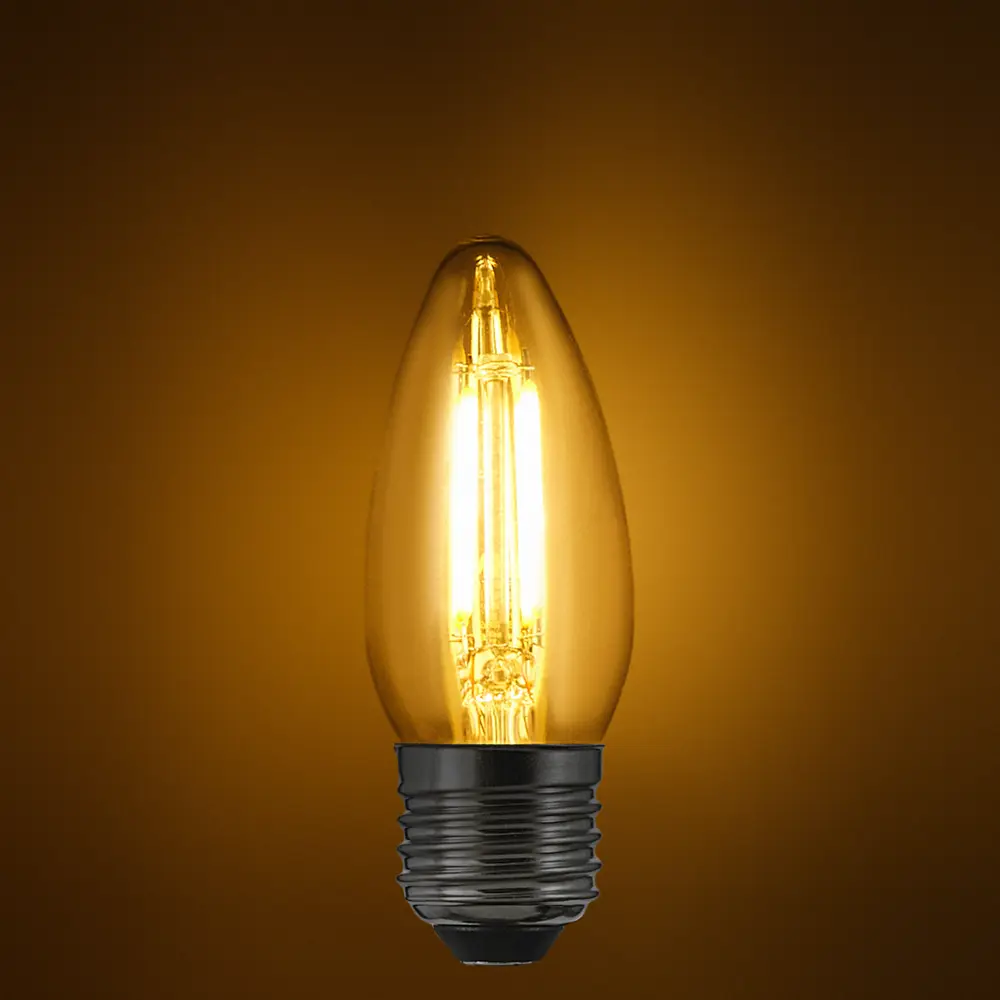 Светодиодная лампа OSRAM Filament E27 5W в стиле ретро-свечи 85306915 STLM-0926271 - Вид №2