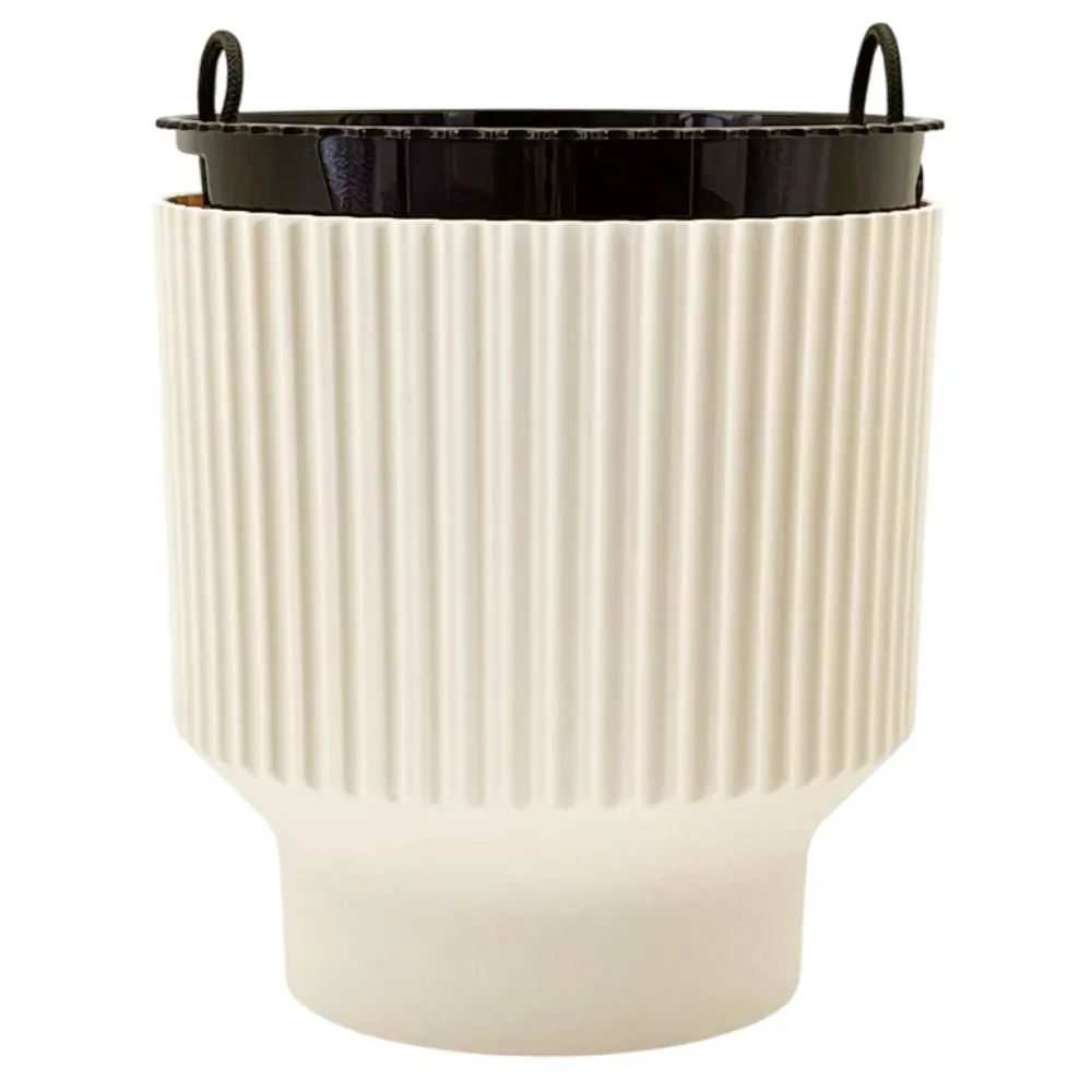 Кашпо Evergreen Design Аркада 28x30x30 см v16.2 л пластик ванильный STLM-2139805 - Вид №1