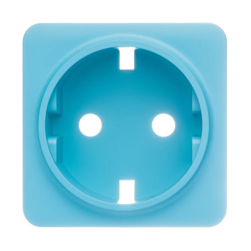 Накладка для розетки с заземлением Lexman Cosy, цвет бирюзовый STLM-2126217