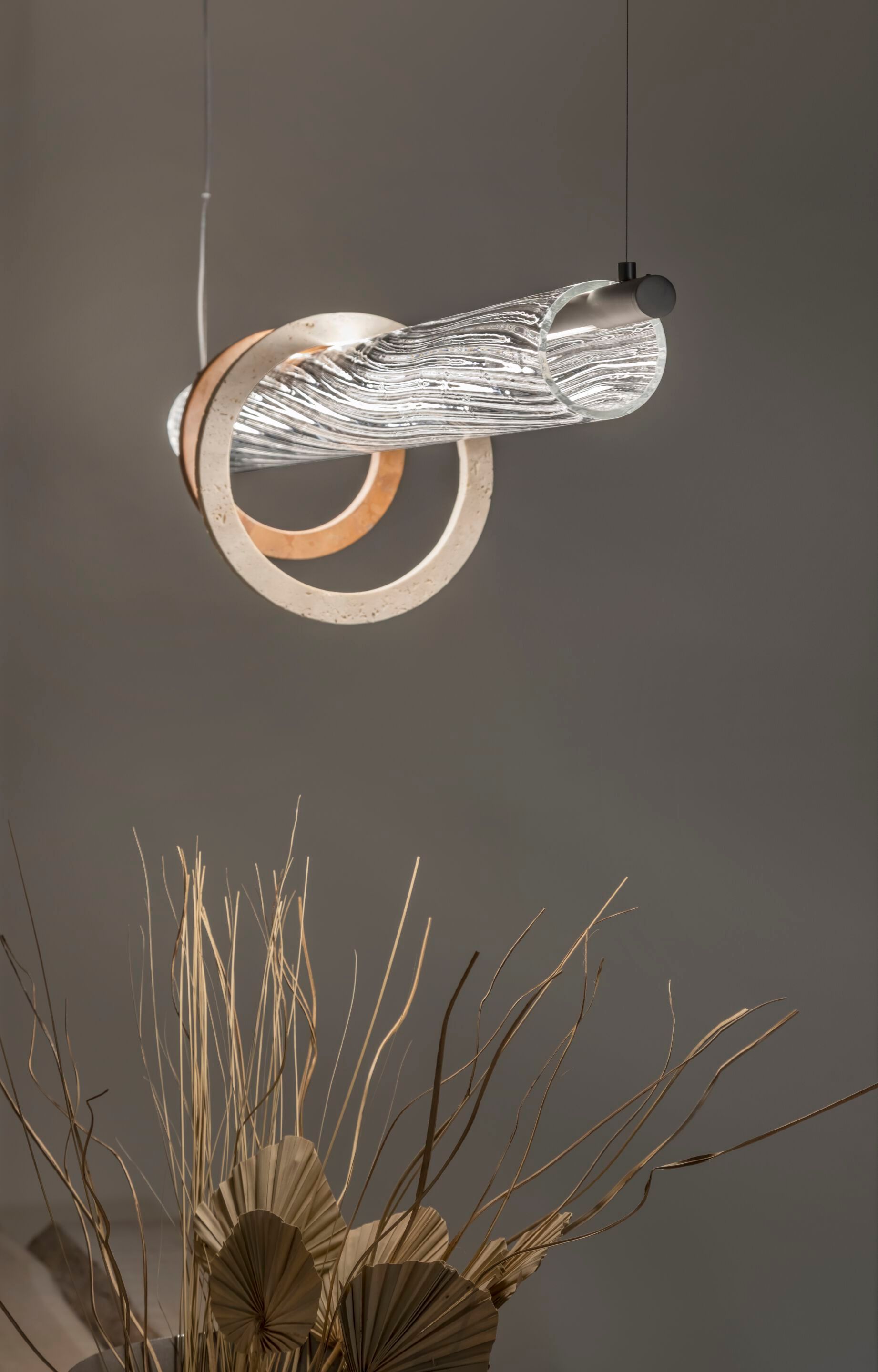 Стеклянный подвесной светильник Patrizia Volpato ORBITE ARCH-00141639 - Вид №8