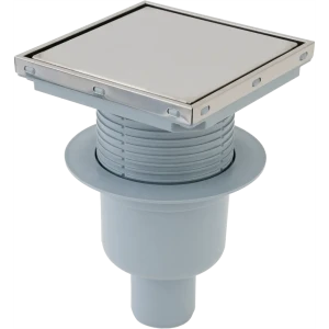 Трап для душа Ани пласт сухой затвор вертикальный слив 150x150 мм полипропилен