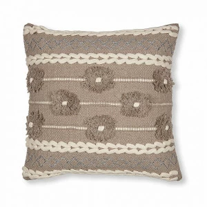 Чехол на подушку Brown Leander cushion от La Forma LA FORMA ОРНАМЕНТ 289174 Серый