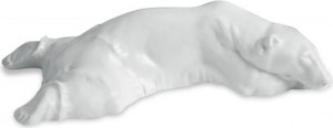 10543661 Meissen Фигурка Meissen "Белый медведь" (Фредерик Рот, 1905г.) 26см, п/к Фарфор