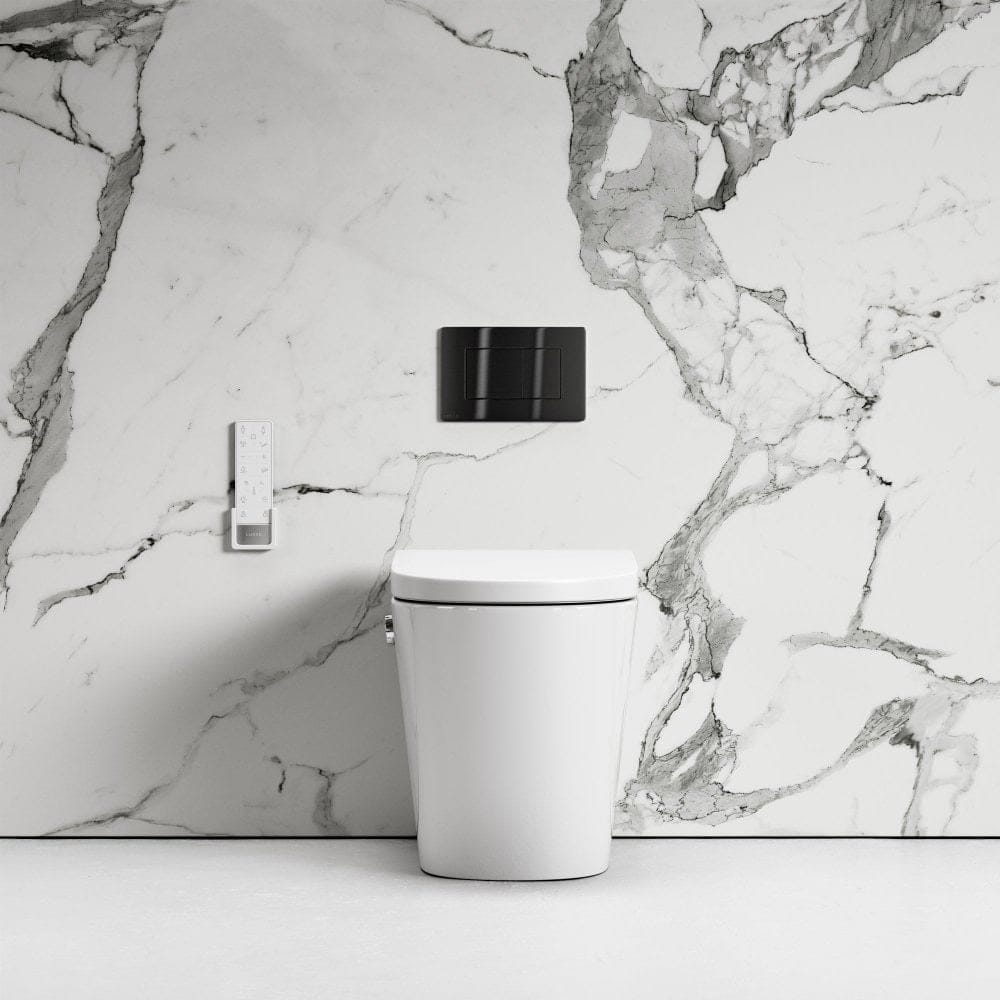 Напольный керамический туалет биде с налетом и кассетой LUSSO INTELLISMART ARCH-00036445 - Вид №26