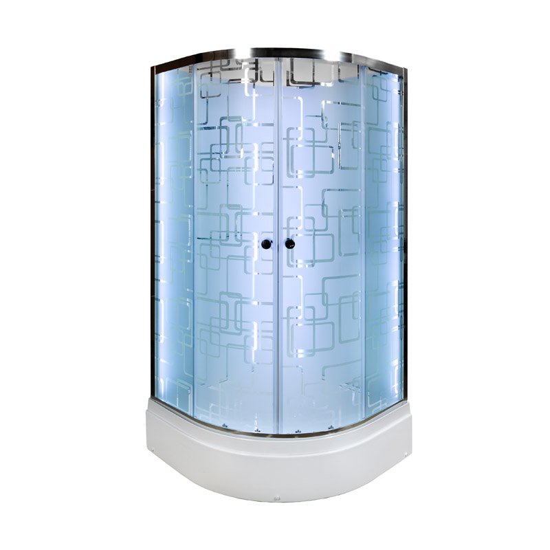 D120S+ эл. L Душевая кабина DETO Серия D ЕМ2710 N LED с гм. - Вид №10