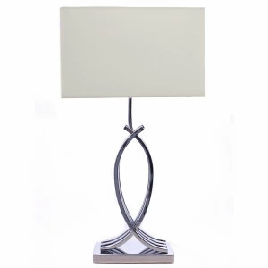 Настольная лампа Coco от RVAstley 5293 RVASTLEY ИНТЕРЬЕРНЫЕ 061923 Белый;хром