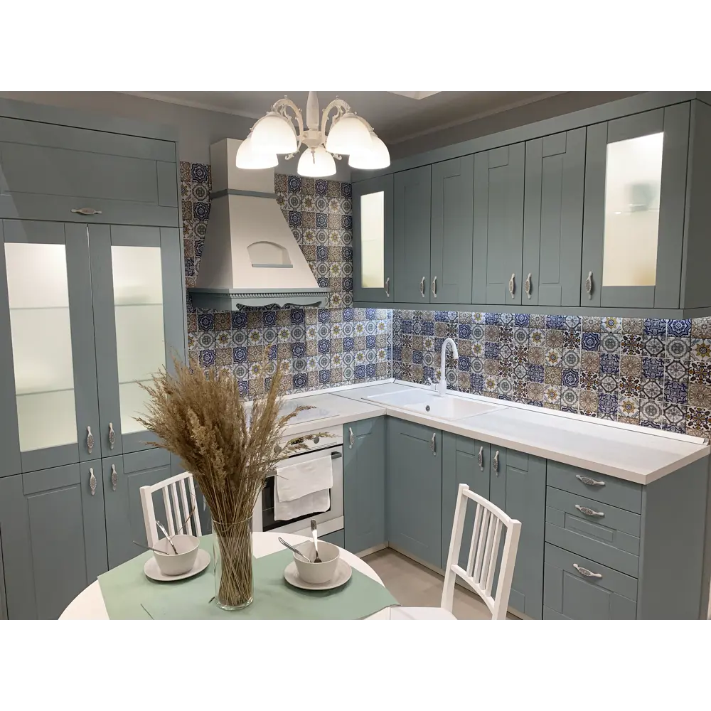 Фасад кухонный DELINIA ID Томари голубой с геометрической филенкой 82010999 STLM-0017377 - Вид №8