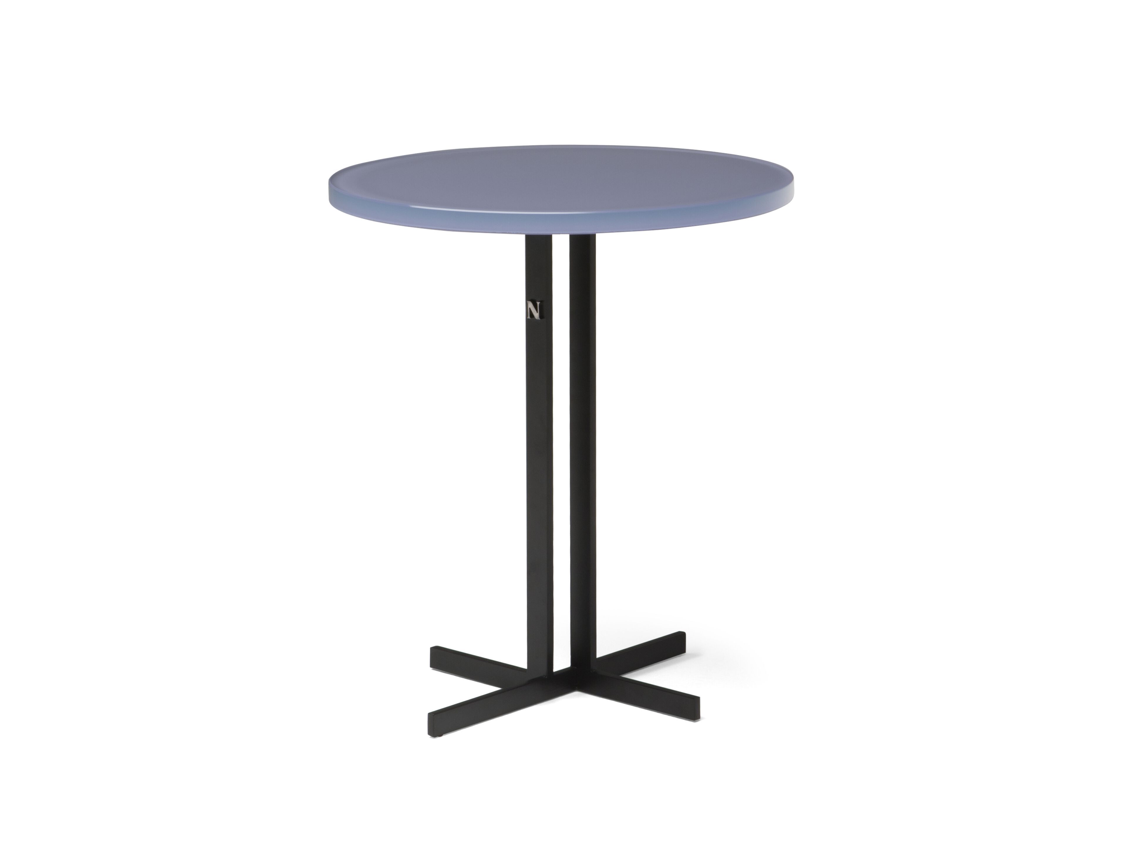 Круглый журнальный столик со стеклянной столешницей для гостиной Natuzzi Italia ESTRO ARCH-00098813 - Вид №3