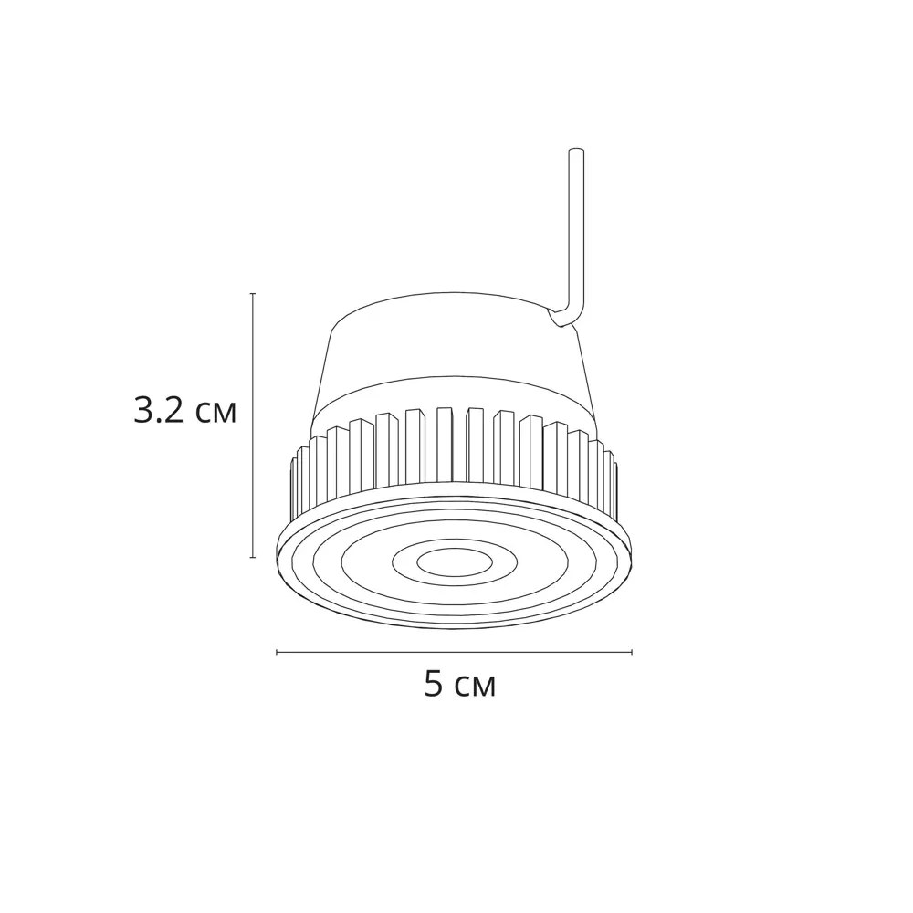 Модуль светодиодный Ore 220 В 7 Вт круг 750 лм теплый белый свет Santreyd STLM-2205923 - Вид №5