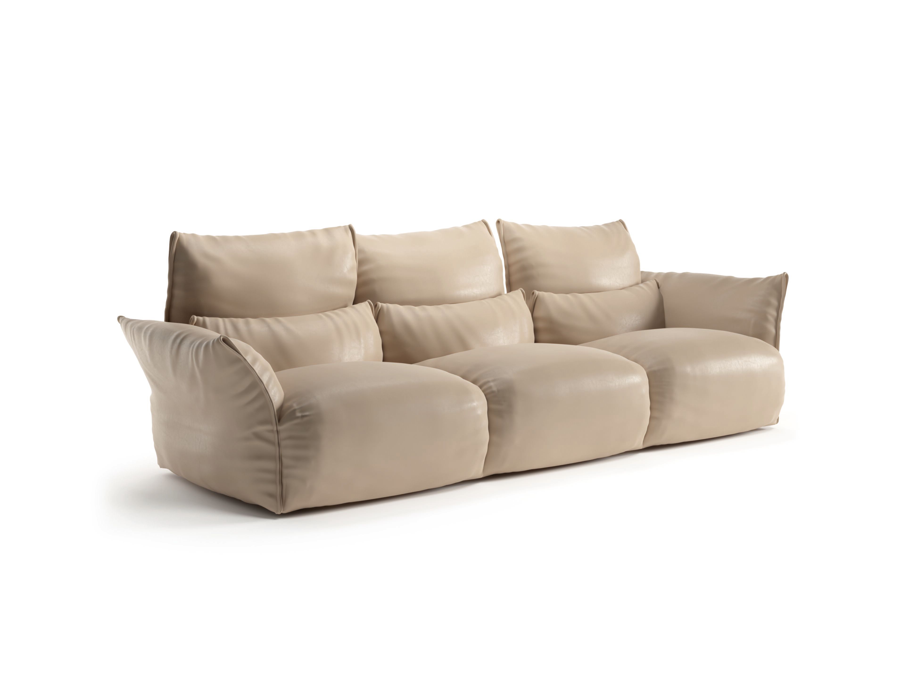 3-местный кожаный диван Natuzzi Italia Wellbe ARCH-00069101 - Вид №1