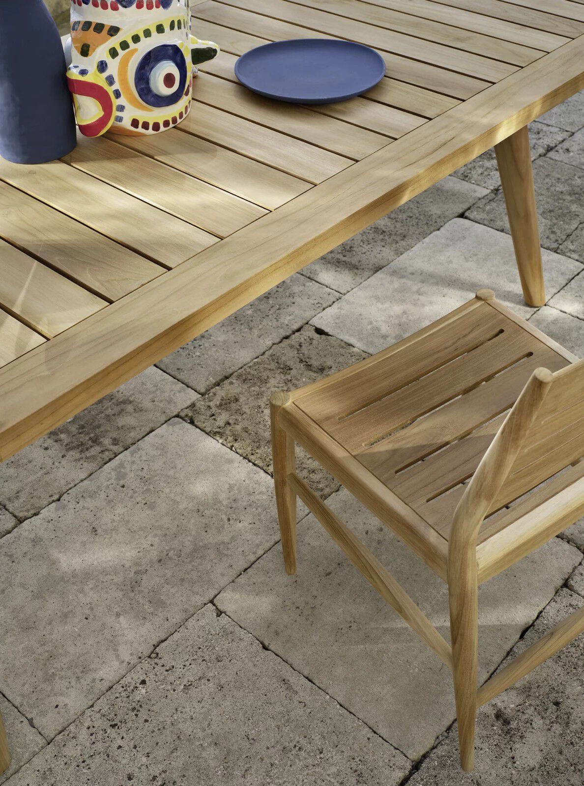 Прямоугольный стол из тикового дерева с планкой Gervasoni Gervasoni Outdoor ARCH-00142486 - Вид №1