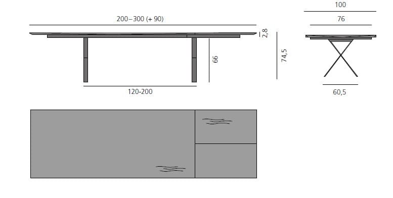 Деревянный выдвижной стол more Lax ARCH-00086569 - Вид №1