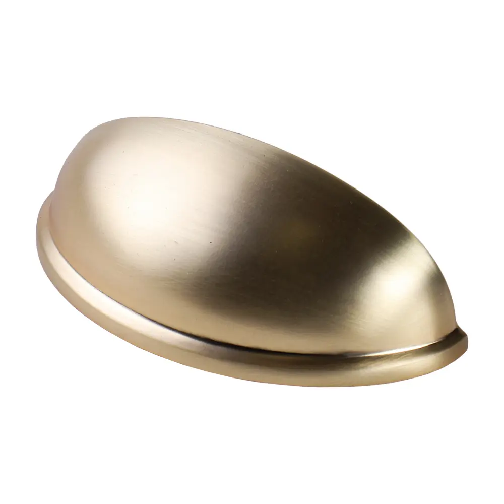 Ручка-ракушка LARVIJ золотая 76 мм для мебельных фасадов 87834796 STLM-0075971 - Вид №1