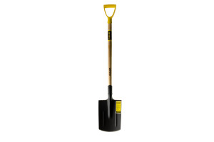 16465619 Штыковая прямоугольная лопата с деревянным черенком и ручкой 740 мм Z1.8H2G ZINLER