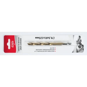 Сверло спиральное по металлу HSS-TiN Elitech 1820.105400 9.5x125 мм 89402893 STLM-2062780