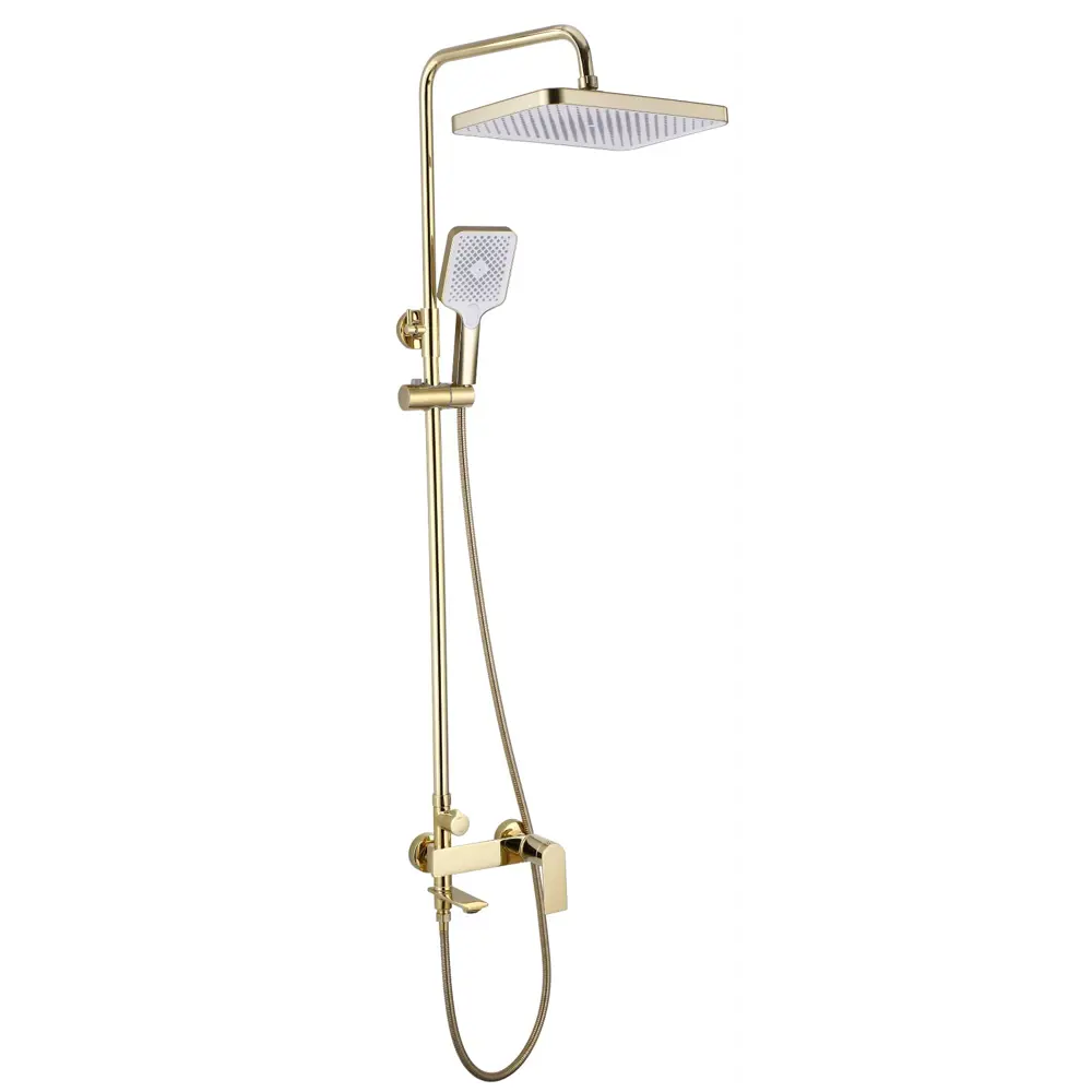 Душевая система Osgard Endi с 3 режимами и золотистым покрытием 89392844 STLM-1458666