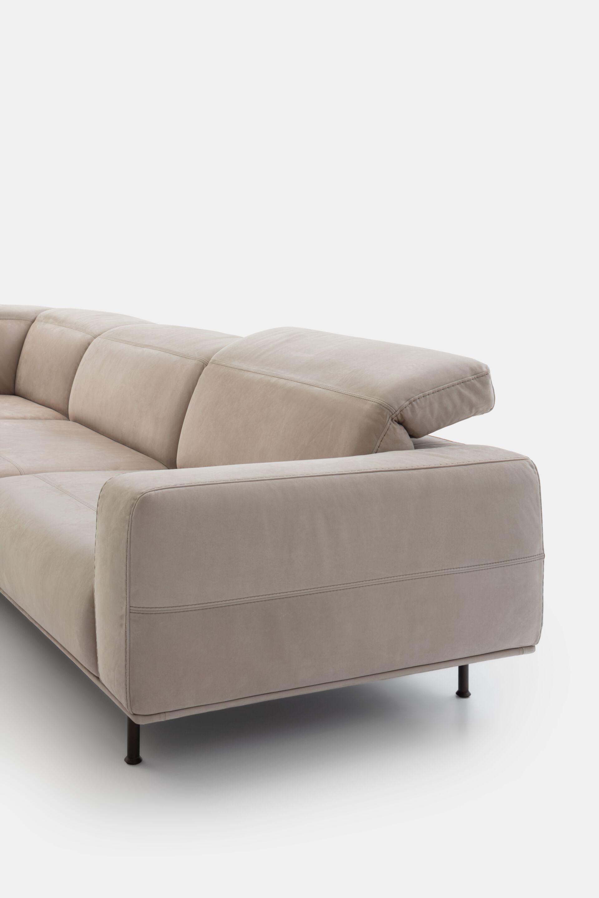 Кожаный диван с подголовником NICOLINE WING ARCH-00069668 - Вид №3