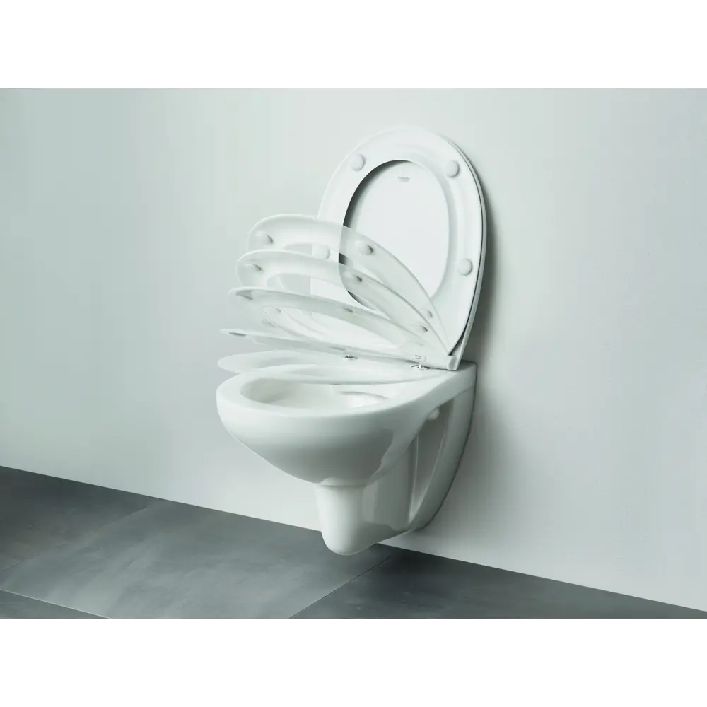 Комплект инсталляция Grohe Solido 5в1 39418000 с унитазом безободковым и кнопкой STLM-2140308 - Вид №13