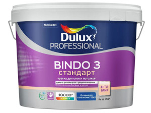 90895896 Краска для стен и потолков Bindo 3 цвет Penguin Walk 9 л STLM-0418924 DULUX