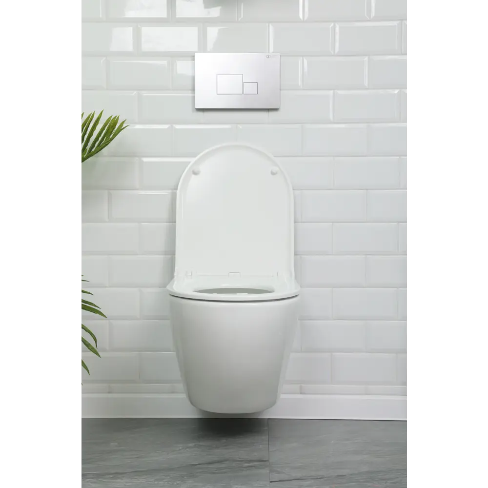 Alcora Encanto — подвесной унитаз с микролифтом и безободковой системой 89373664 STLM-0978273 - Вид №7