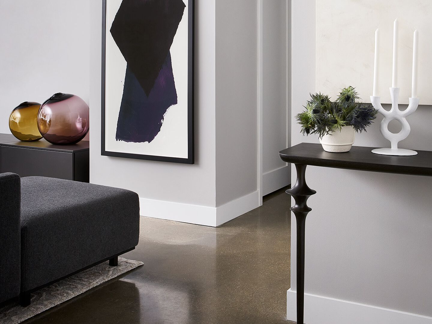 Ваза из дутого стекла SkLO поплавок ARCH-00124280 - Вид №2