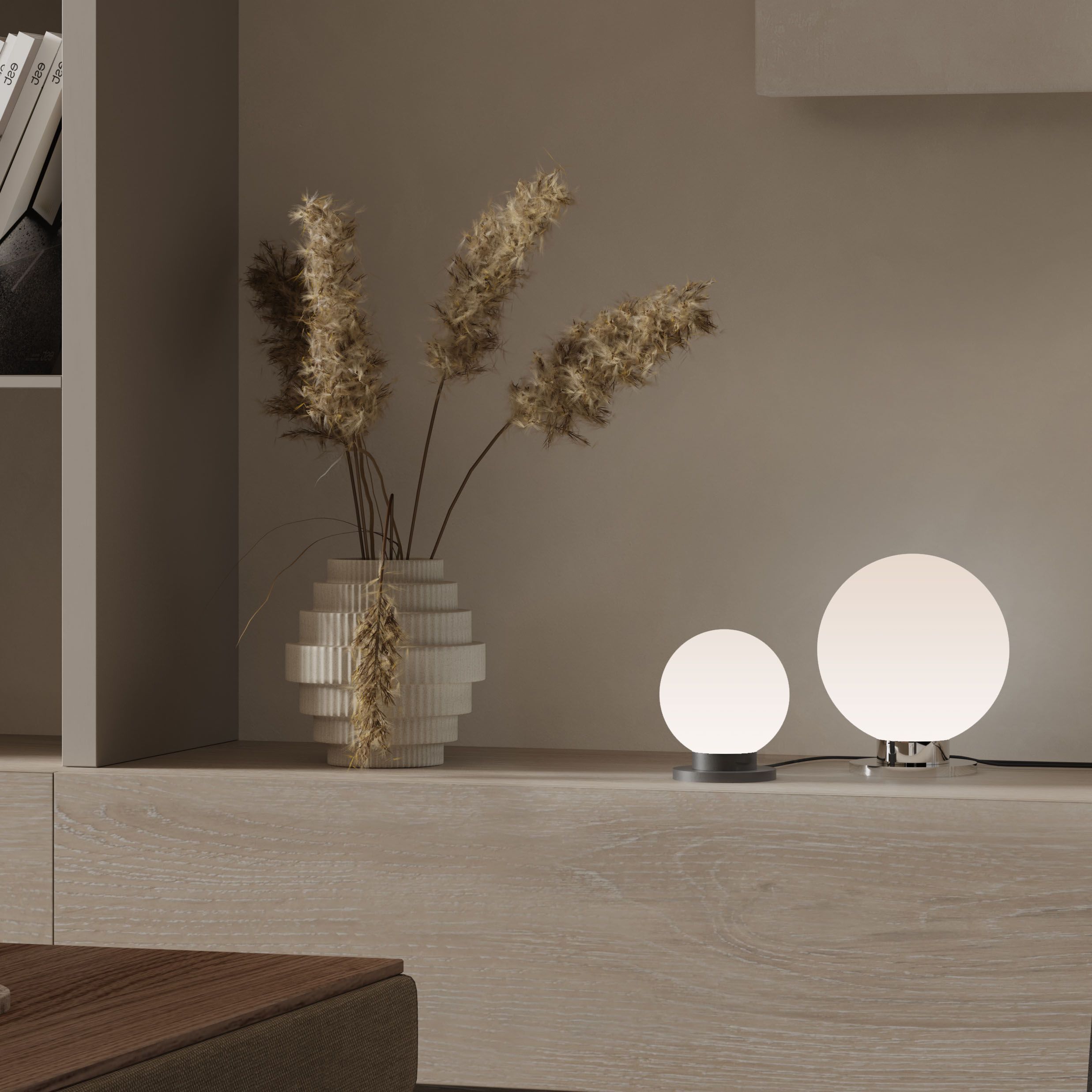 Светодиодная настольная лампа из дутого стекла STILLUX GLO 21685 / 21686 ARCH-00088141 - Вид №1