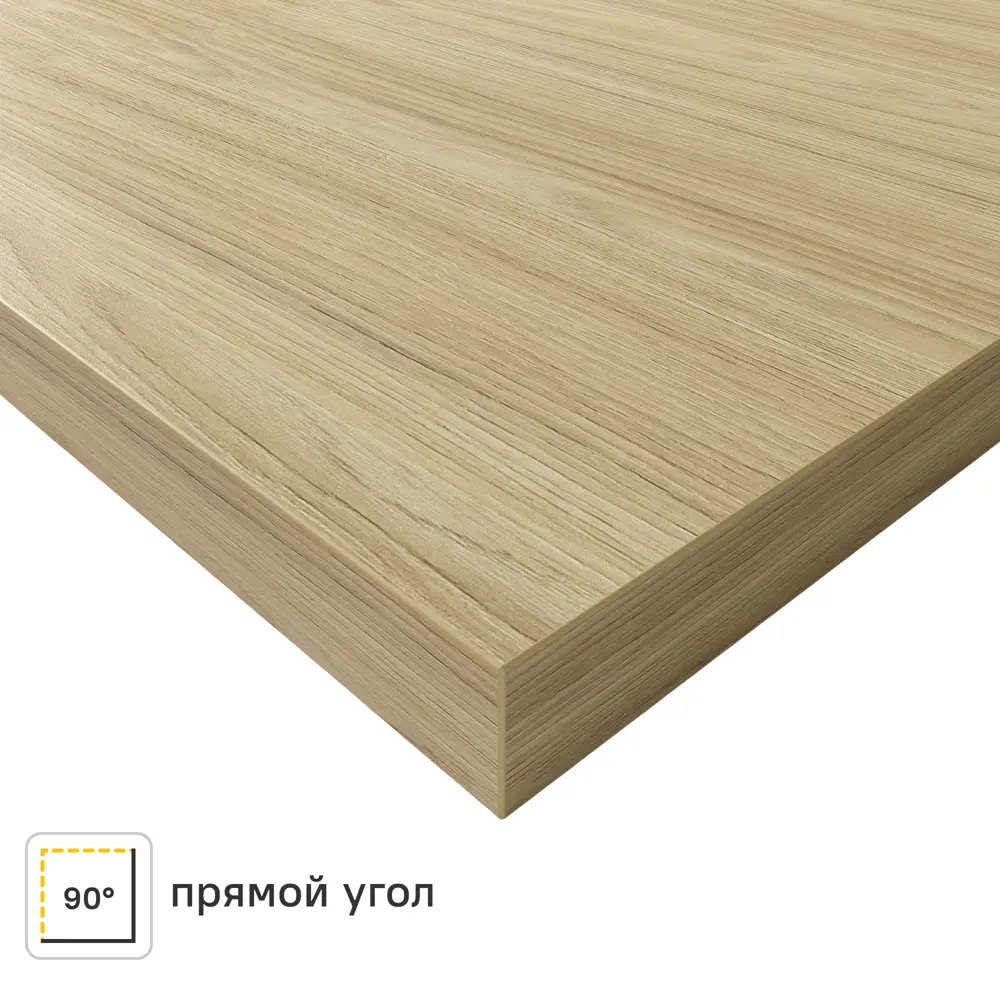 Столешница KONSENSA Ирбит 80x120x3.8 см ДСП цвет коричневый ДСП Прямой угол STLM-2211230