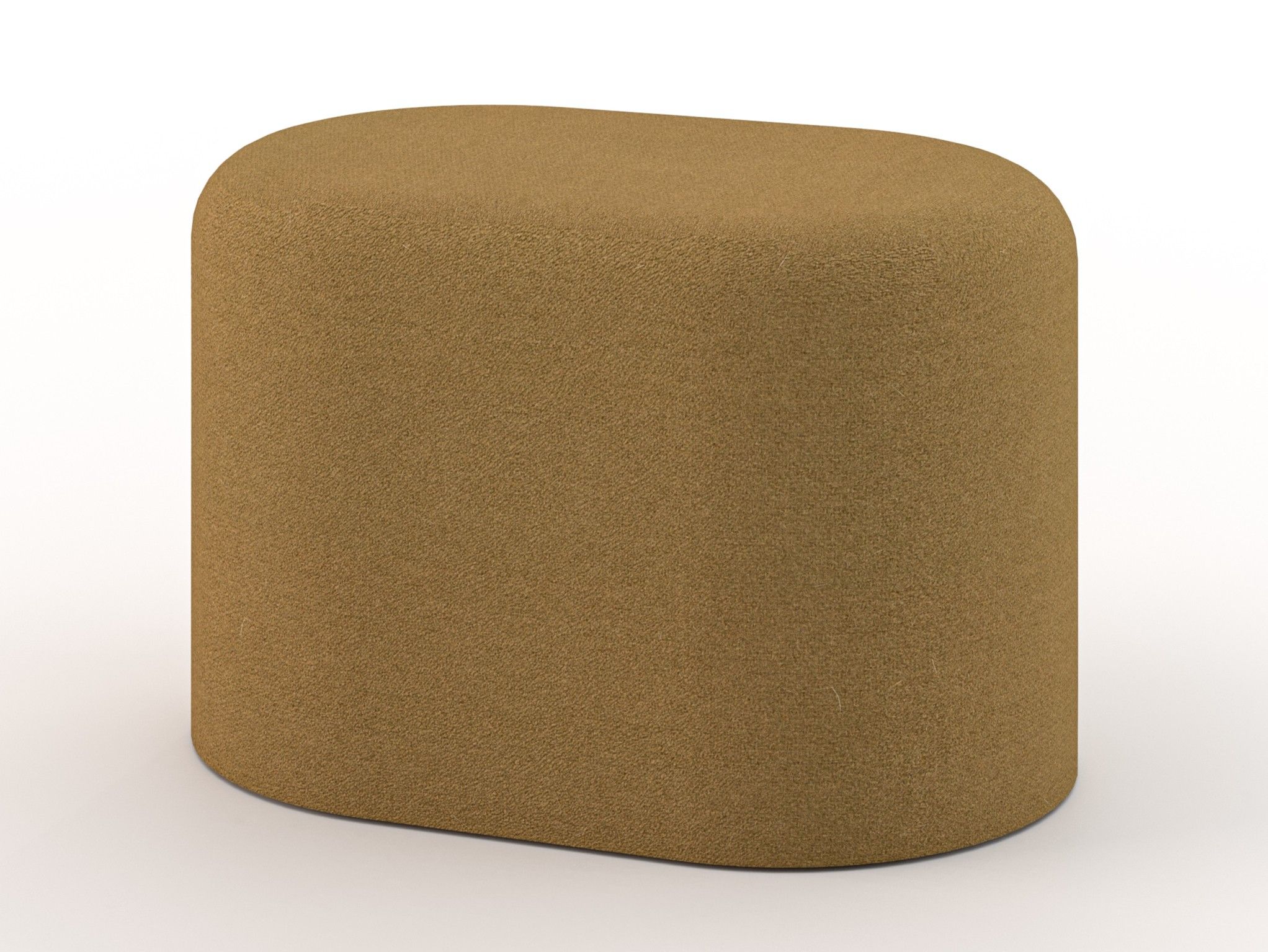 Овальный пуф из ткани IOC project partners ARCH-00005423