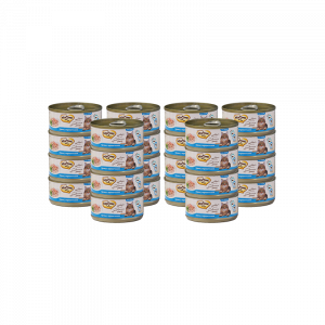 ПР0030899*24 Корм для кошек Тунец с креветками в нежном желе конс. 70г (упаковка - 24 шт) МНЯМС