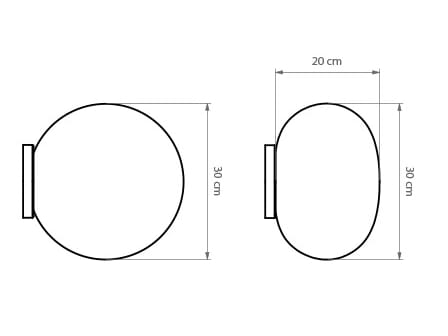 Светодиодный настенный светильник из опалового стекла luxcambra ARCH-00135912 - Вид №2