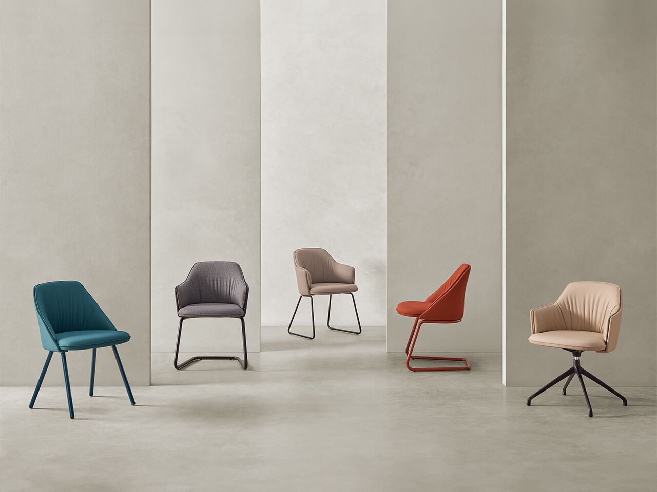 Тканевый стул с подлокотниками Mobboli Iggy ARCH-00114859 - Вид №2