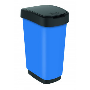 1167610648 ROTHO Rotho контейнер для раздельного сбора мусора Swing TWIST PREMIUM 25 л 50 л с откидной плавающей крышкой цвет синий 25 л. Синий