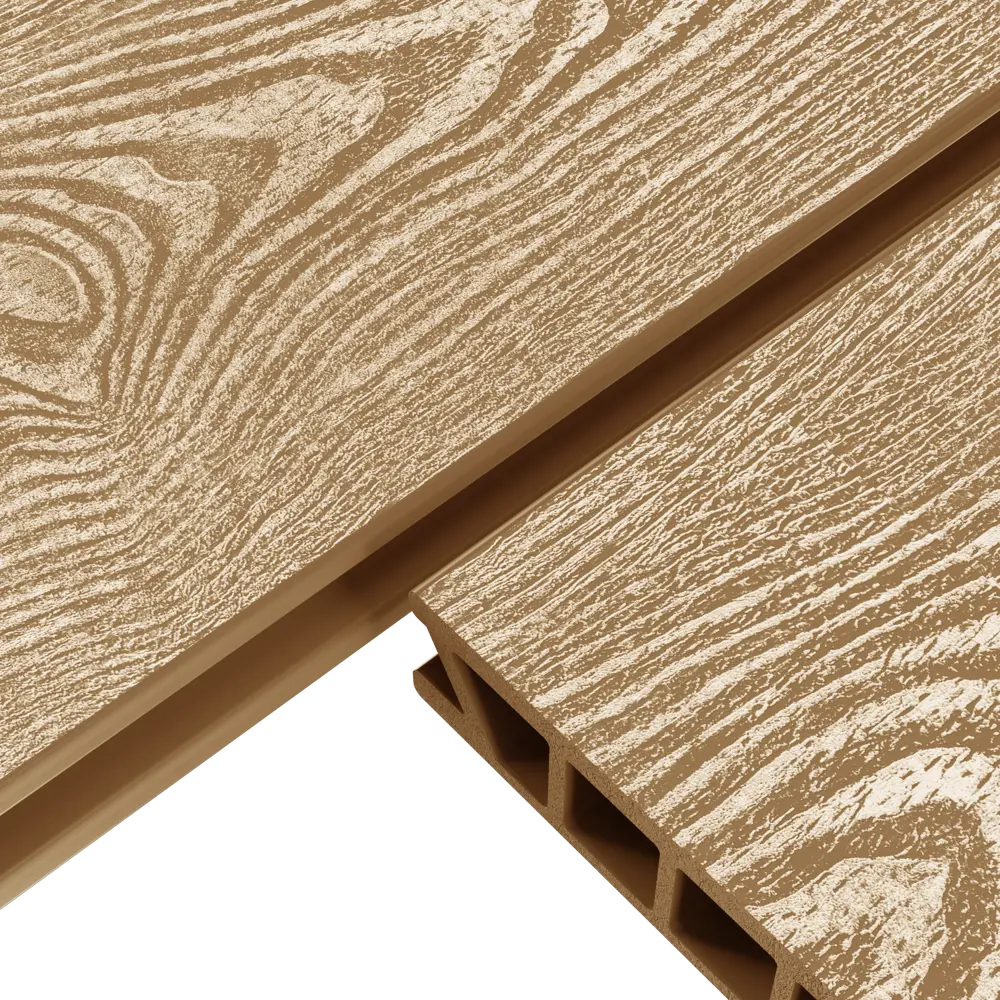 Террасная доска ДПК Holzhof Classic цвет Коричневый 4000x153x28 мм 0.612 м² STLM-2032171 - Вид №1