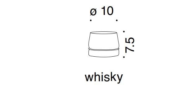 Выдувное хрустальное стекло для виски Danese Milano Ovio ARCH-00094746 - Вид №4