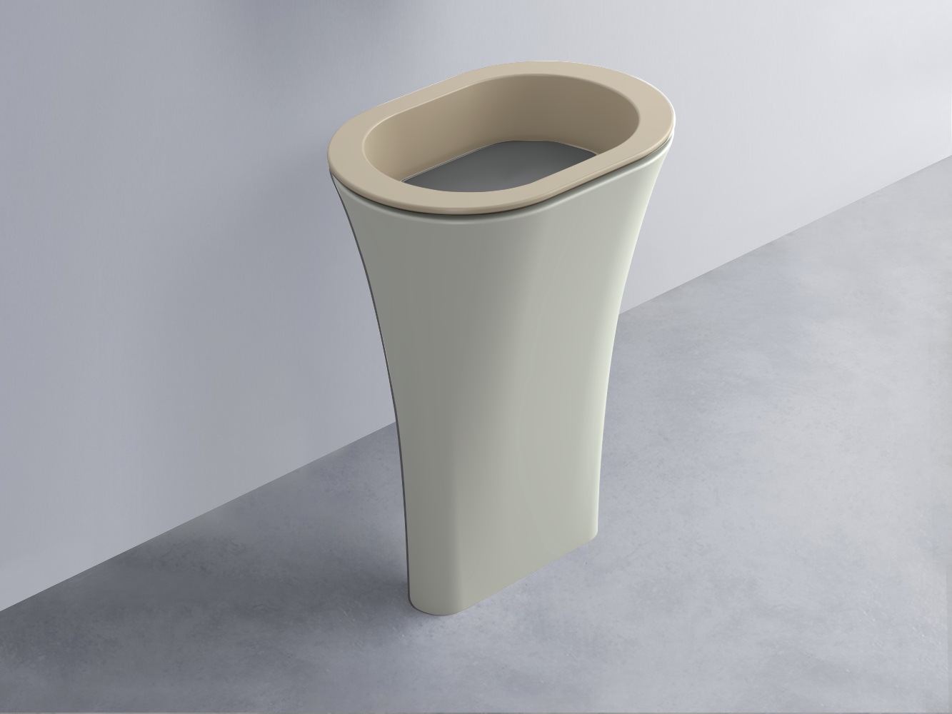 AMLA65-AV+AMPILO-CM+AMCOLO-PM Раковина Amedeo Ovale отдельностоящая cielo Enjoy + Amedeo Ceramica Cielo
