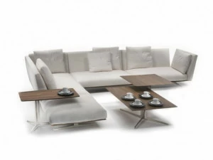Flexform Модульный тканевый диван с шезлонгом Evergreen