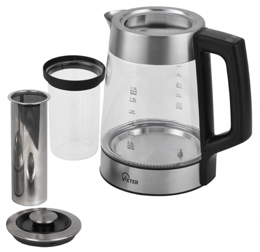 9179097 Электрочайник Vixter KTP-1345 серебристый STDN-0133595 - Вид №1