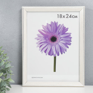 90653716 Рамка 7797326, 24x18 см, пластик, цвет белый Viola STLM-0324278 SIMALAND