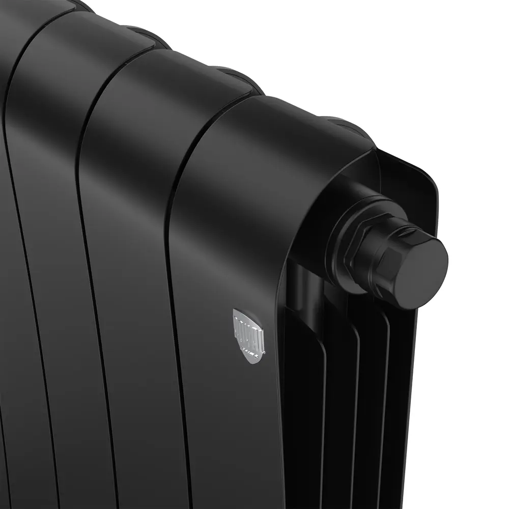 Royal Thermo Infinity - биметаллический радиатор с нижним подключением, 12 секций, черный 89437342 STLM-1581357 - Вид №1