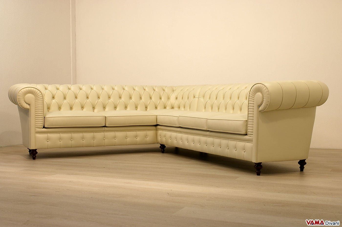 Кожаный угловой диван capitonné VAMA CHESTERFIELD ARCH-00117537 - Вид №6