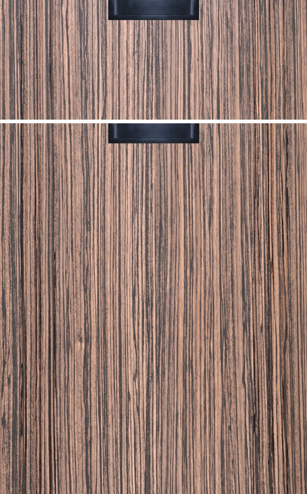 Фасады для кухни Модерн Фрезеровка «Модерн Гроссето» Зебрано темное №119 SIDAK SIST949-14170