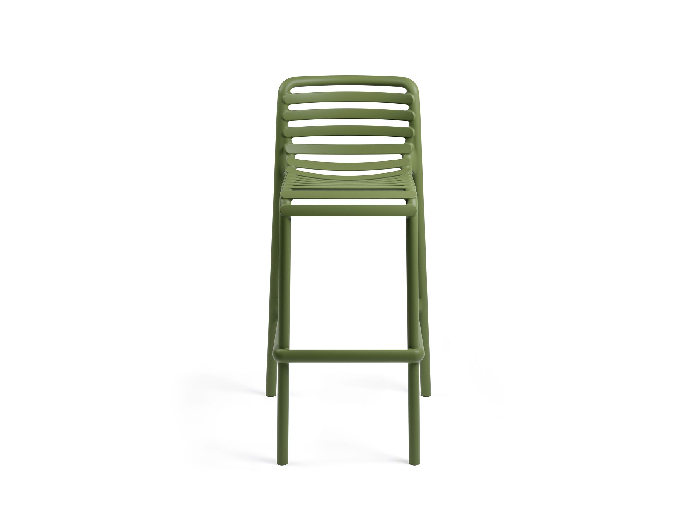 Высокий полипропиленовый садовый стул с подставкой для ног Nardi Doga ARCH-00127971 - Вид №2