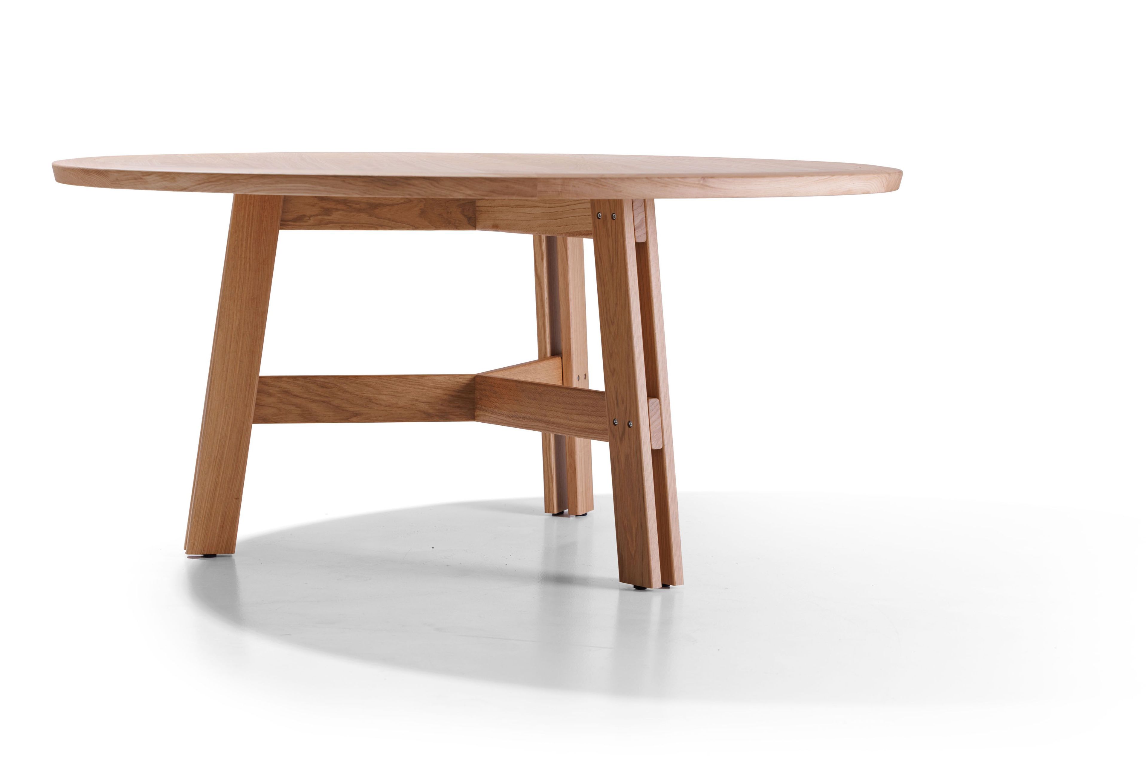 Круглый обеденный стол из массива дерева True Design ZUEL ARCH-00065887 - Вид №4