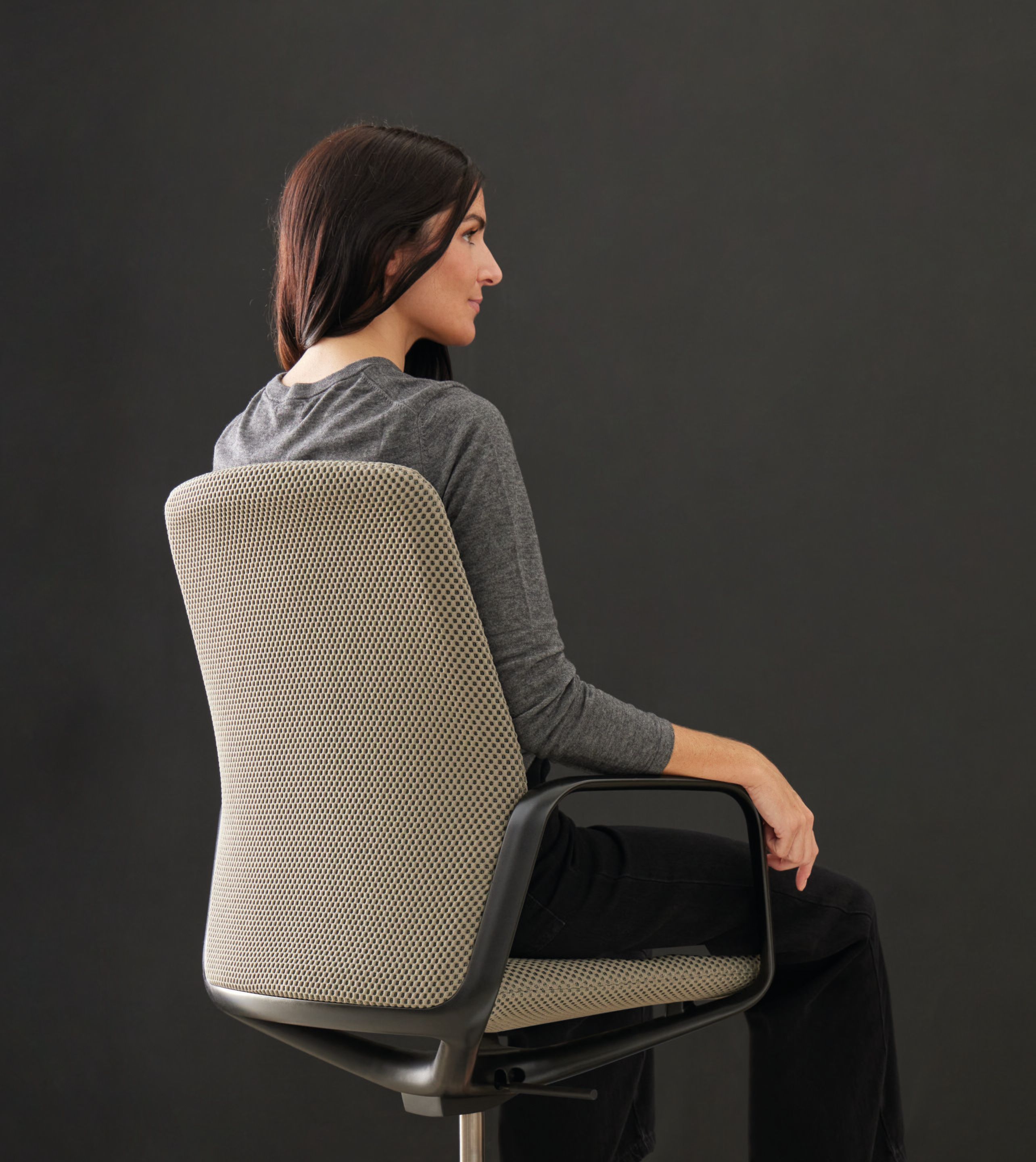 Тканевый поворотный операционный стул с подлокотниками INCLASS Exa ARCH-00047962 - Вид №2