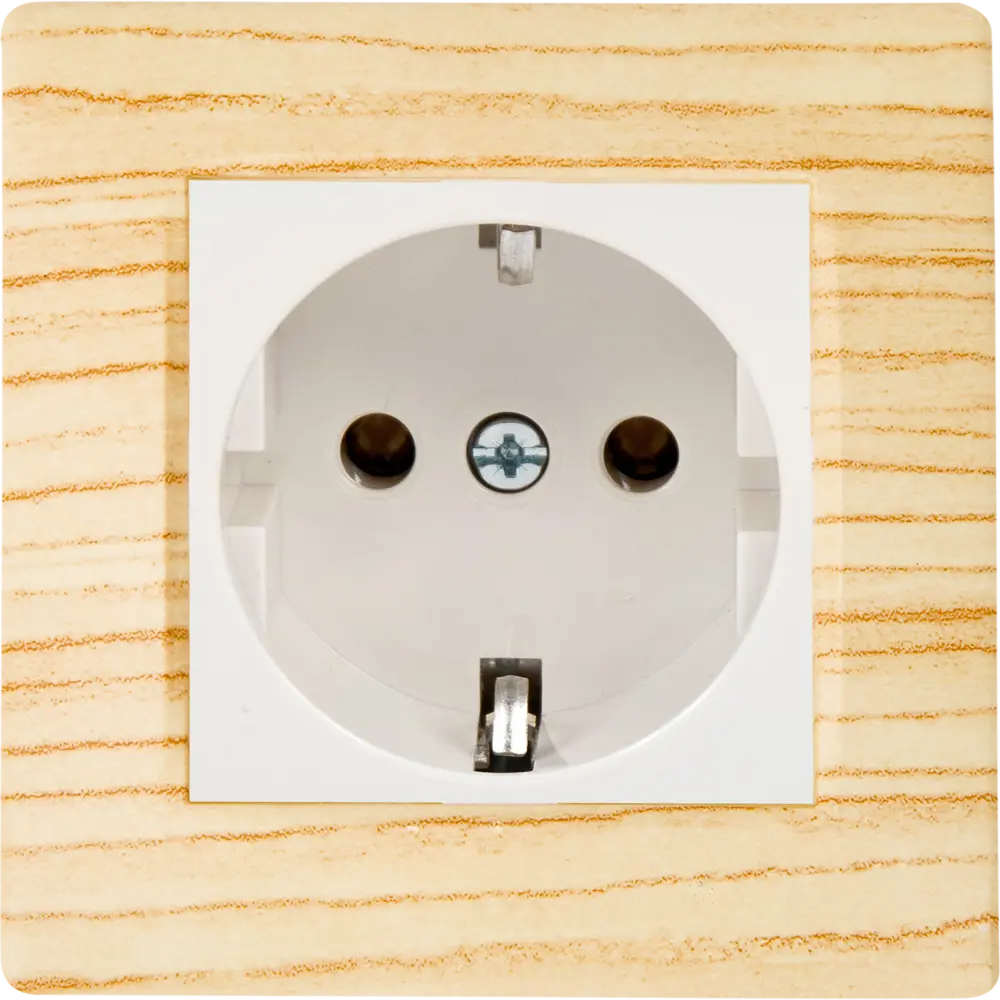 Рамка для розеток и выключателей Lexman Виктория сферическая 1 пост цвет дуб беленый матовый STLM-2107238 - Вид №2