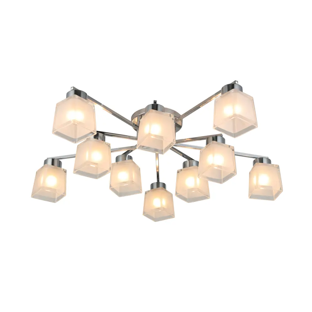 Люстра потолочная Choza 6210-10 10 ламп E27 60 Вт SCHAFFNER STLM-2106923 - Вид №1