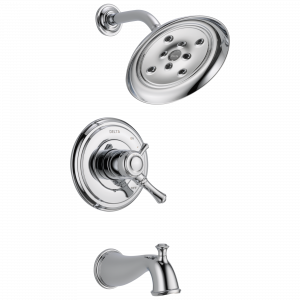 T17497 Monitor® 17 Series H2Okinetic® для ванны и душа Delta Faucet Cassidy Хром
