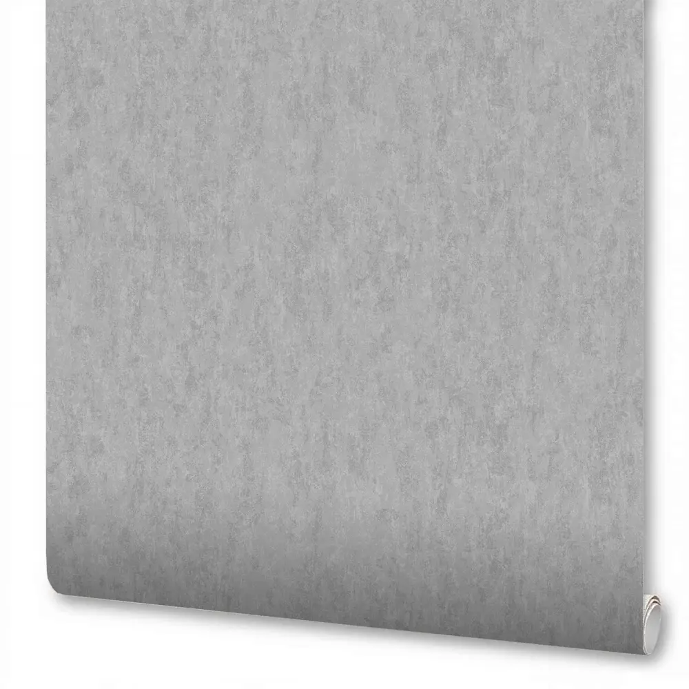 NEW AGE Visconti - серые флизелиновые обои с эффектом штукатурки 89369650 STLM-0826140