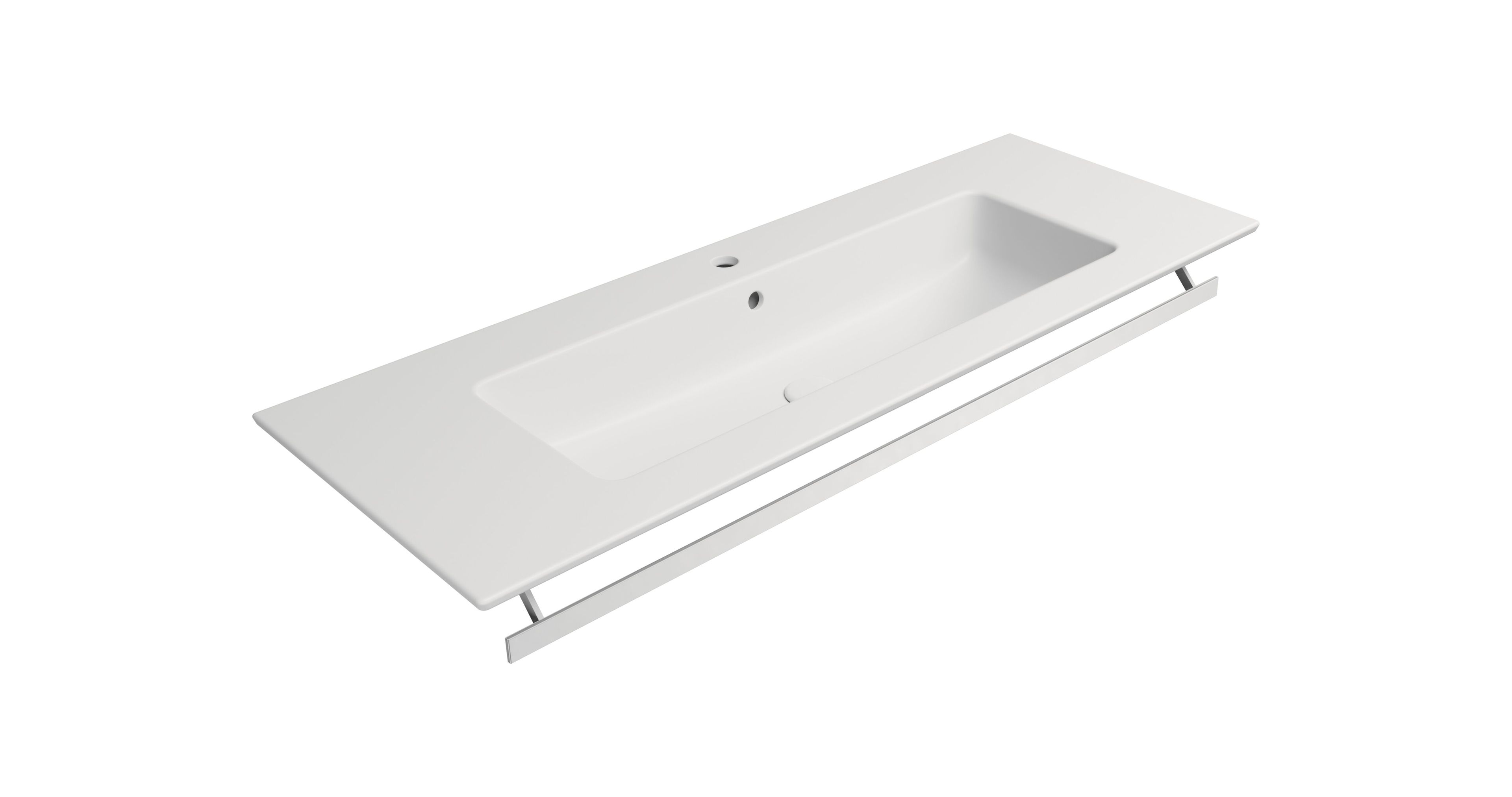 Прямоугольная раковина с держателем для полотенец GSI ceramica чистый ARCH-00128774 - Вид №2